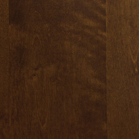 Danabrin Brown King Panel Bed brownish cherry finish close-up