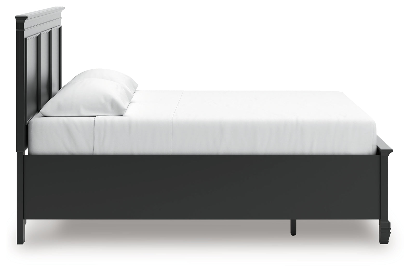 Alternate side angle of Lanolee King Panel Storage Bed