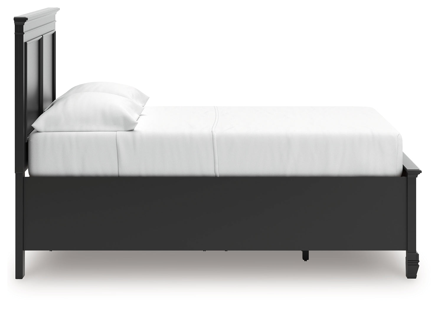 Bed with mattress option available separately