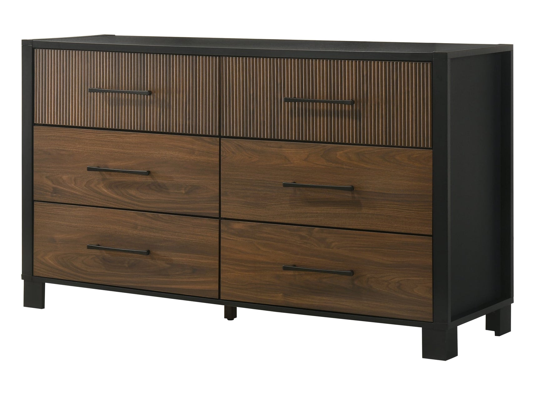 Nemy Brown Dresser and Mirror view 3