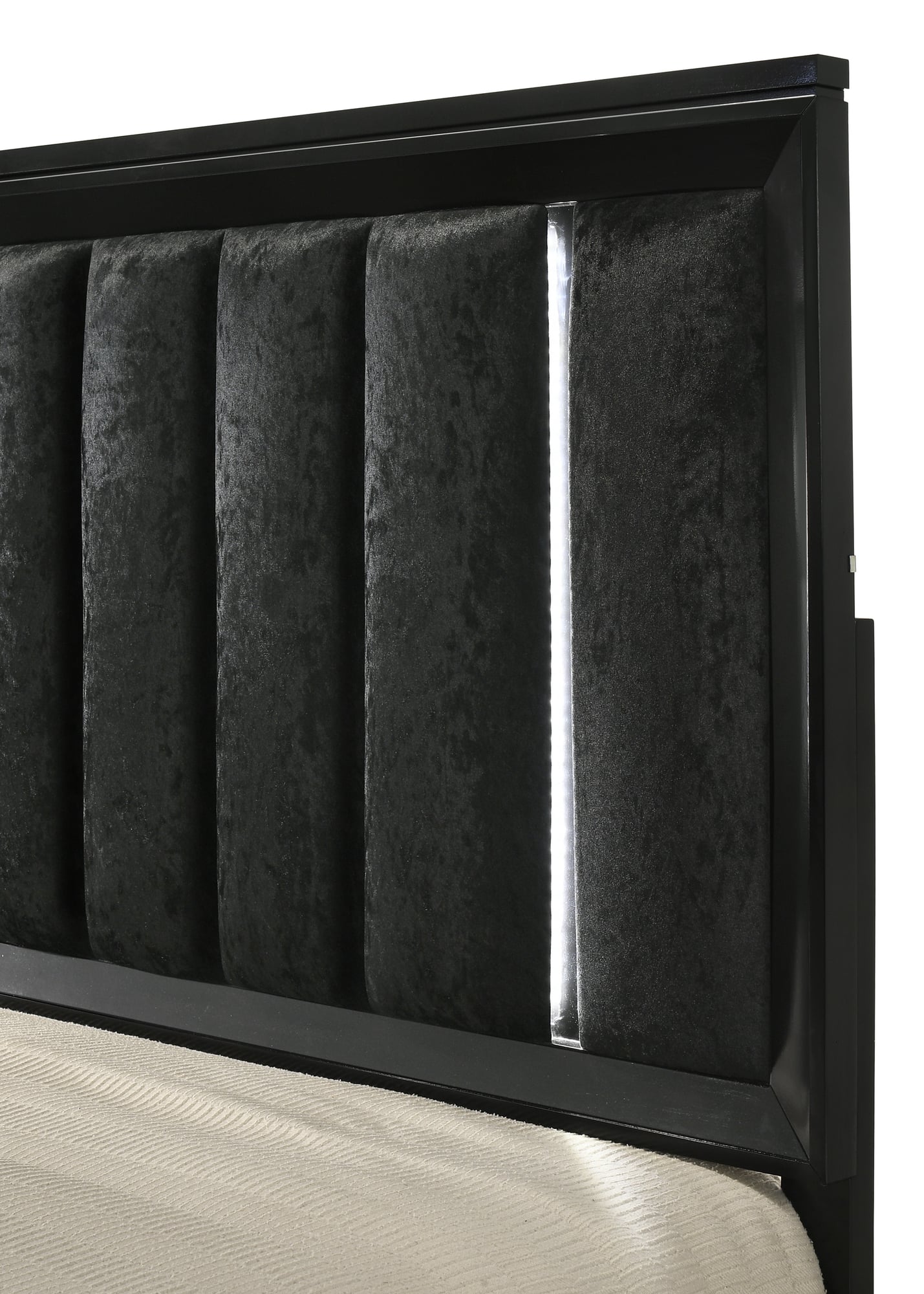 Cressida Black Upholstered Panel Bedroom Set view 15