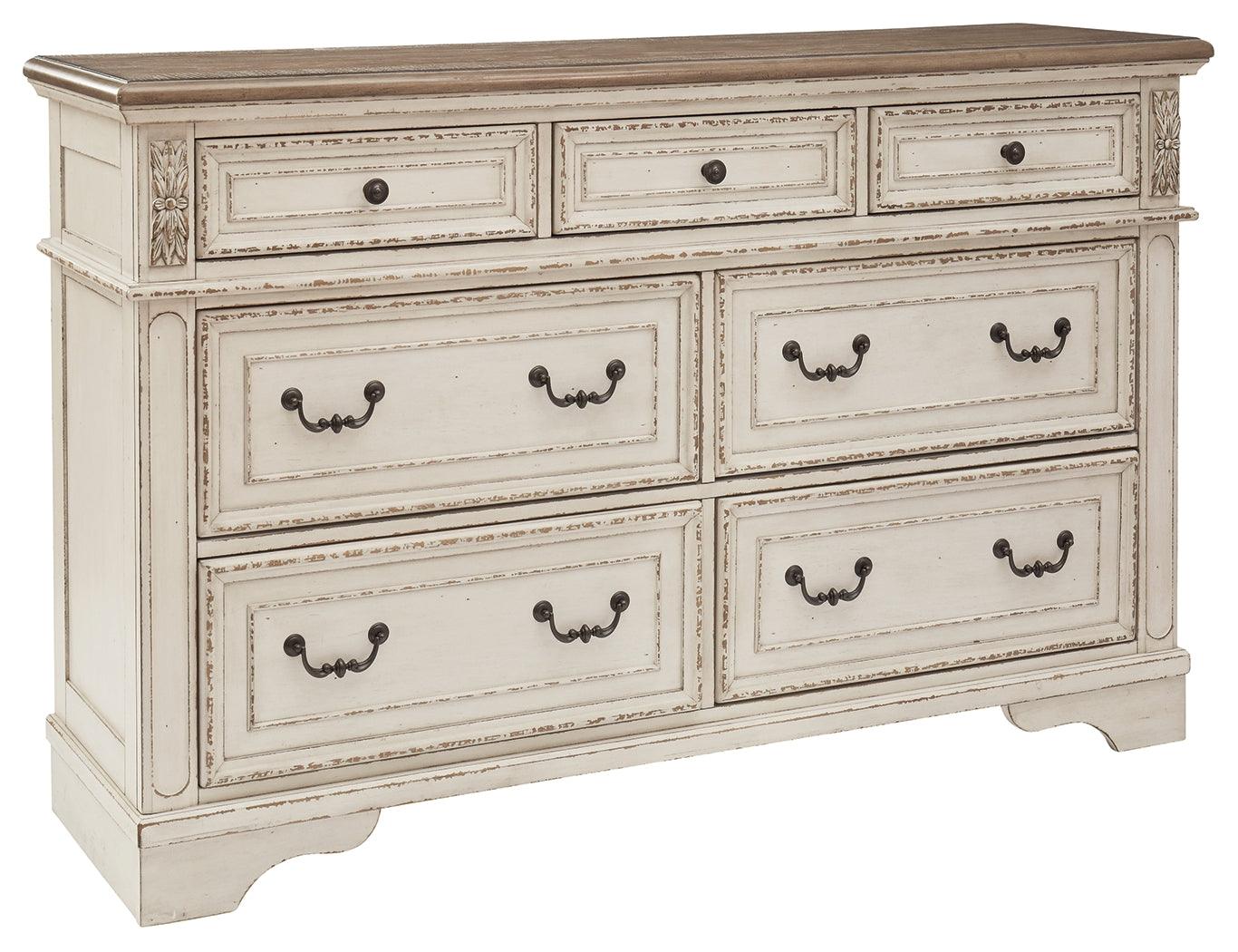 Realyn Two-tone dresser head-on view
