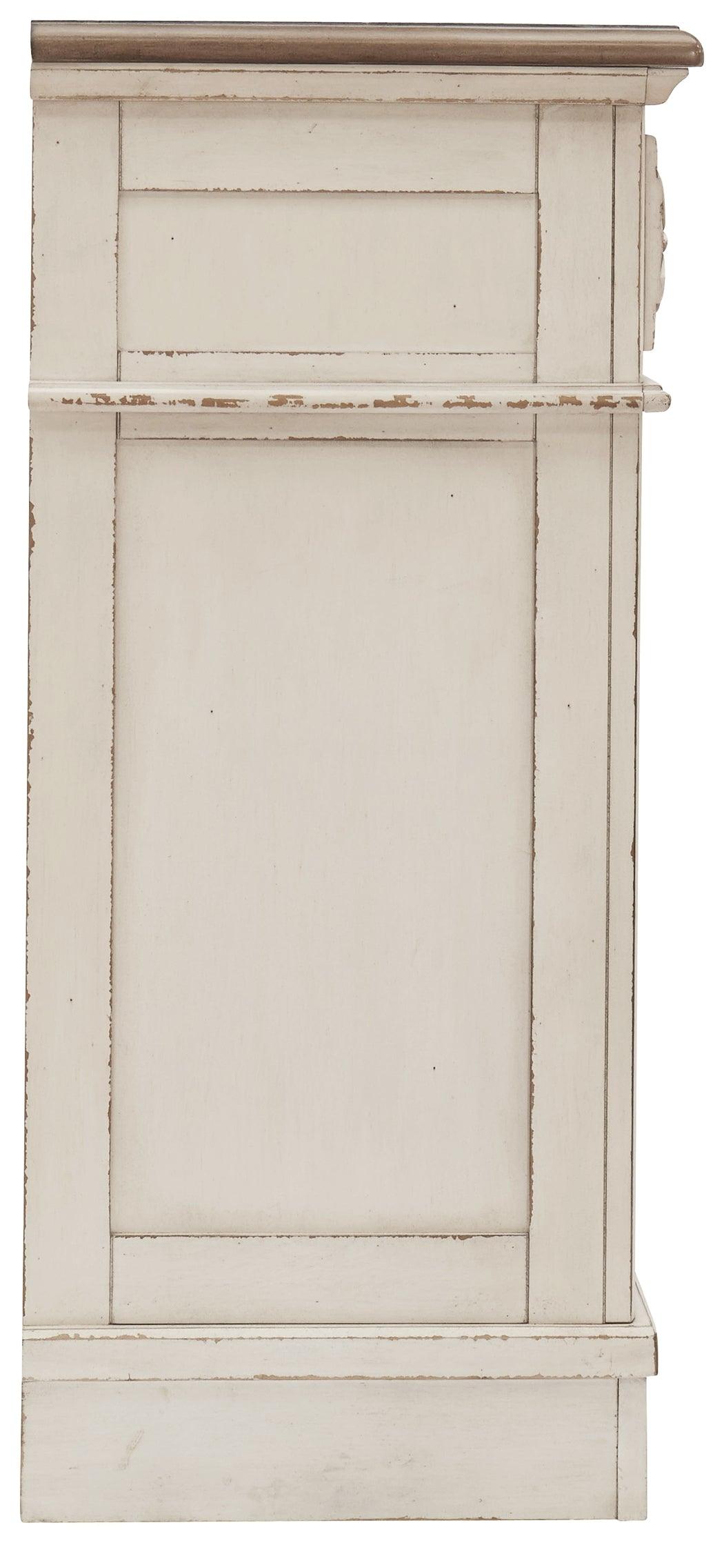 Realyn Two-tone dresser drawer detail