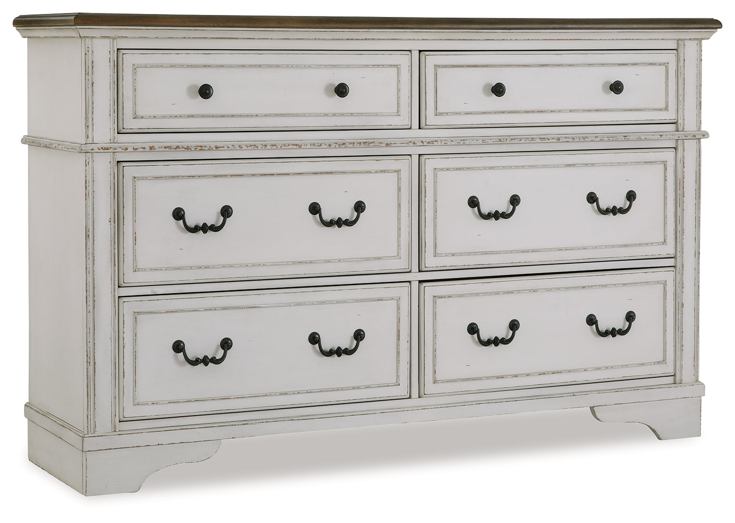 Blendon Dresser angled view showing side and top