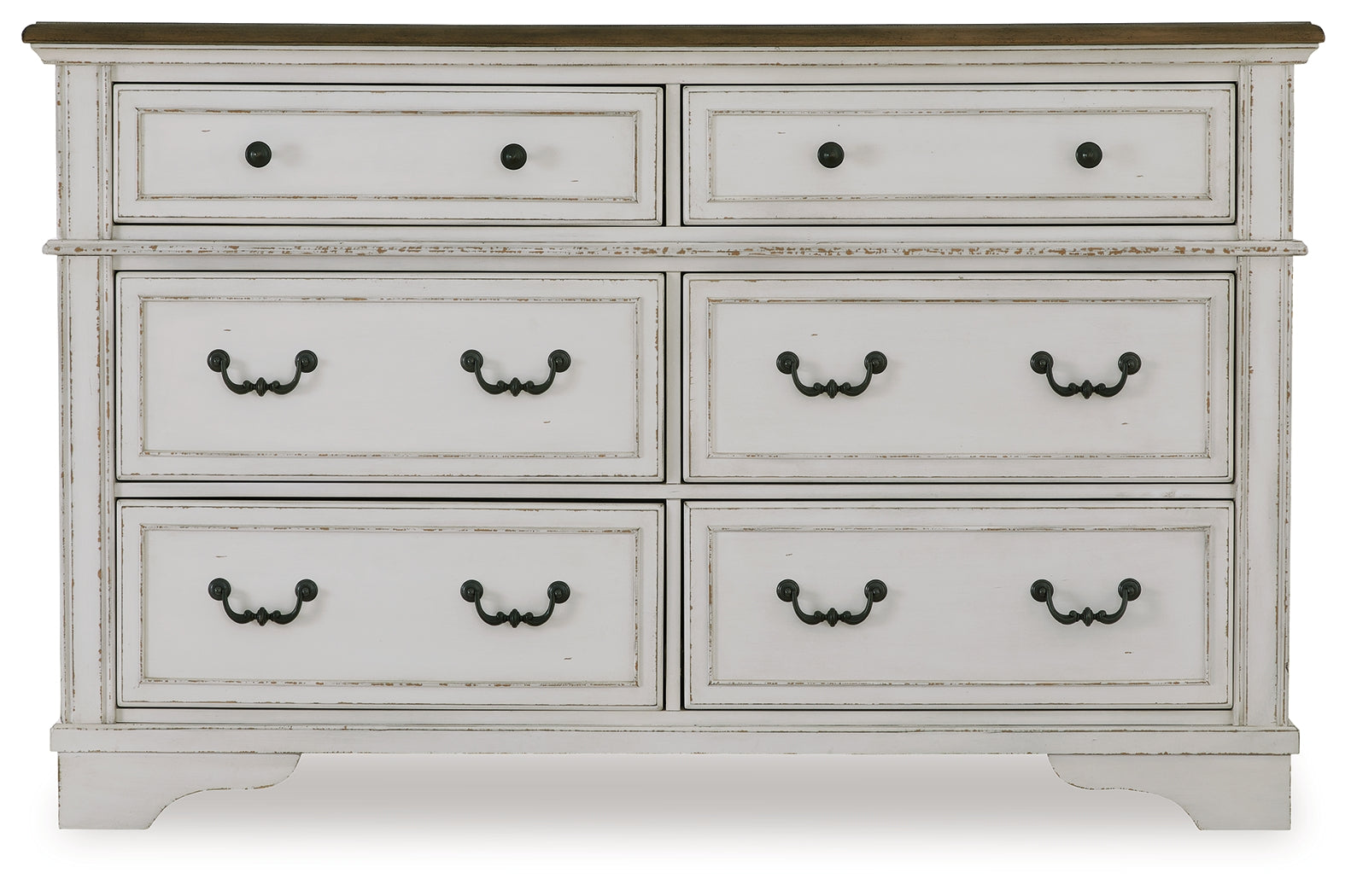 Blendon Dresser head-on view showing drawer fronts