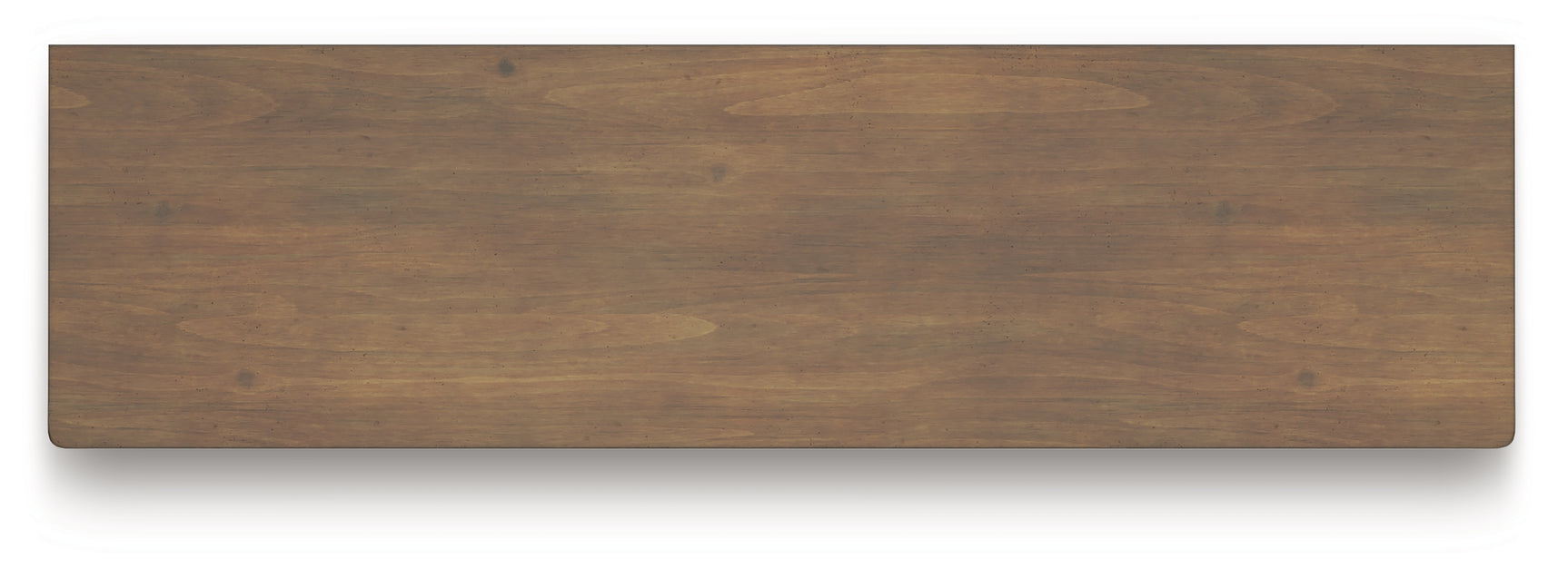 Feddinger medium brown dresser top view showing finish