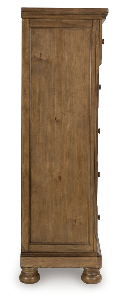 Feddinger Chest of Drawers side view closed