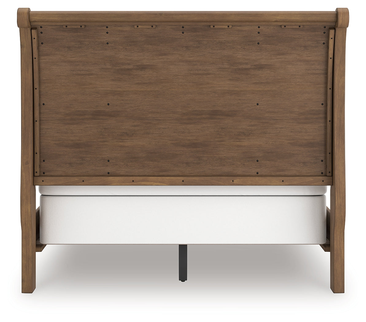 Feddinger Medium Brown Queen Sleigh Bed back view