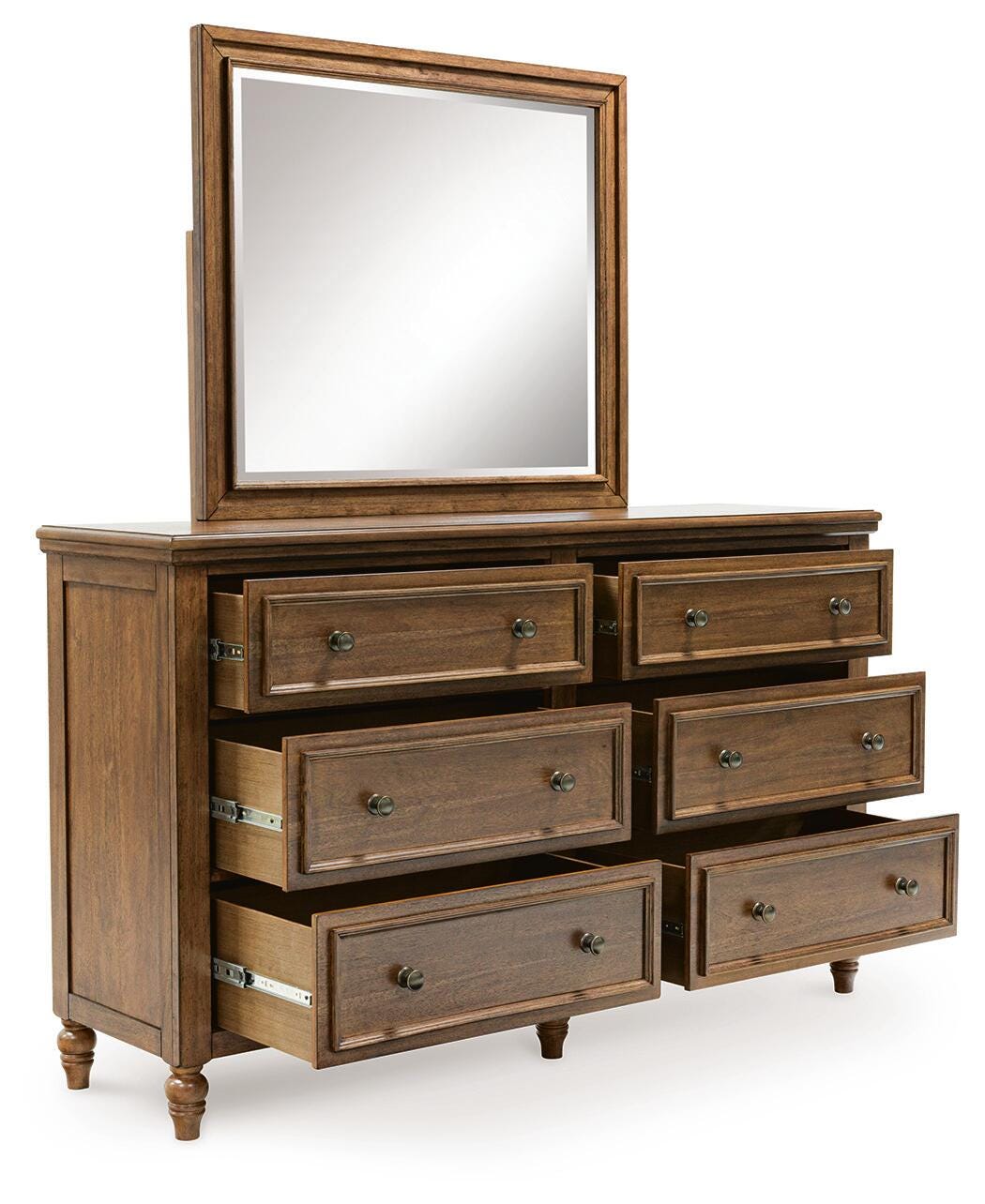 Sturlayne Brown Upholstered Panel Bedroom Set angled view