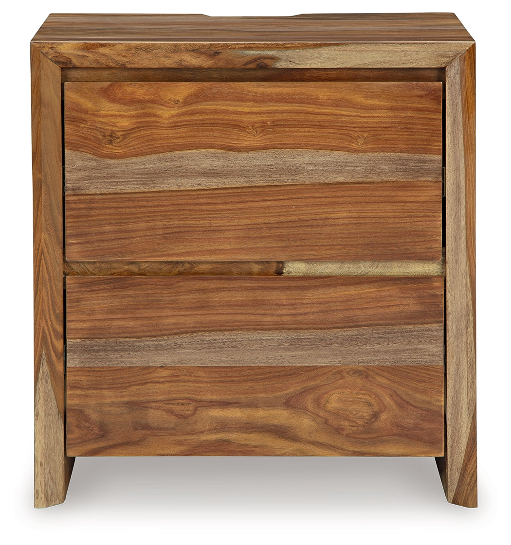 Dressonni nightstand head-on front view