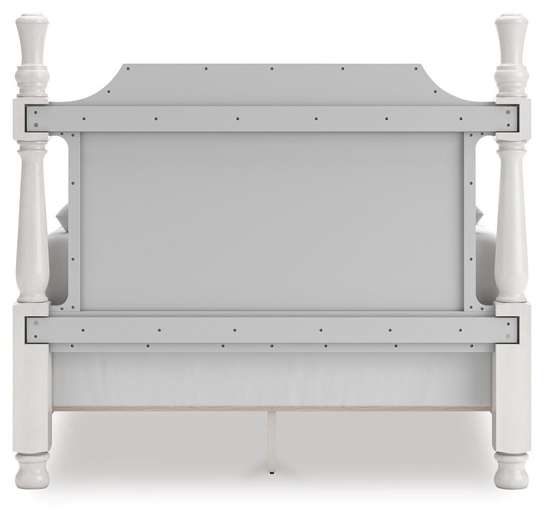 Rowlenstown Antique White Poster Bedroom Set view 6
