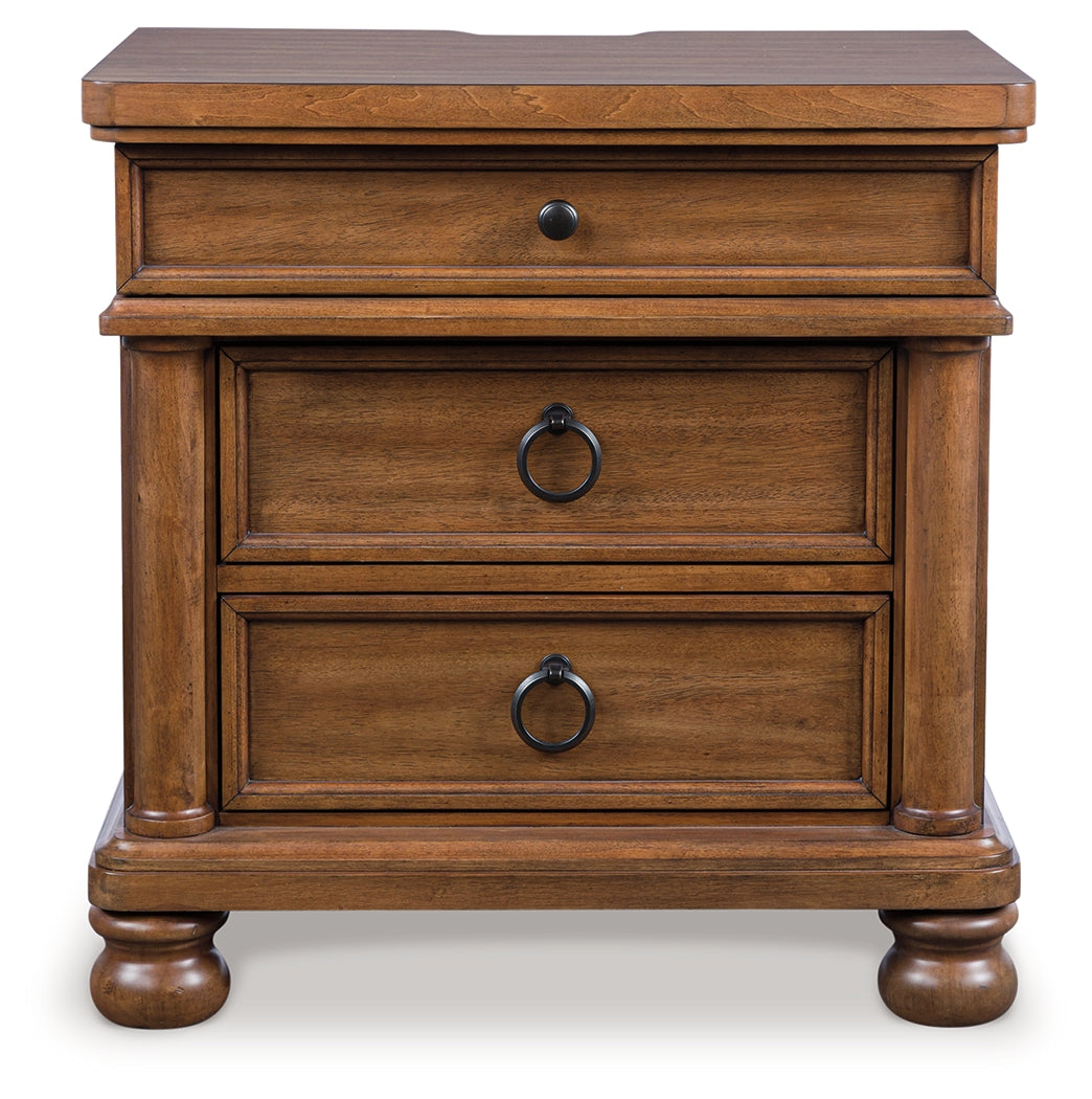 Rowlenstown nightstand side profile view