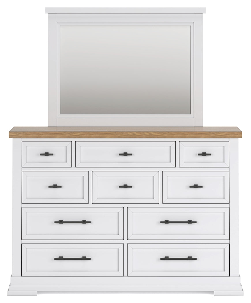 Ashbryn dresser head-on view