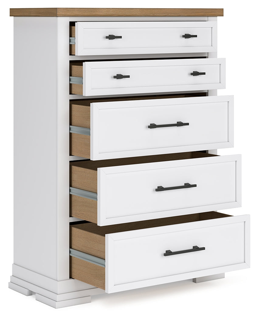 Ashbryn Chest of Drawers back view