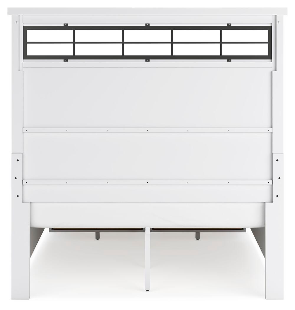Ashbryn White/Natural Panel Storage Bedroom Set view 6