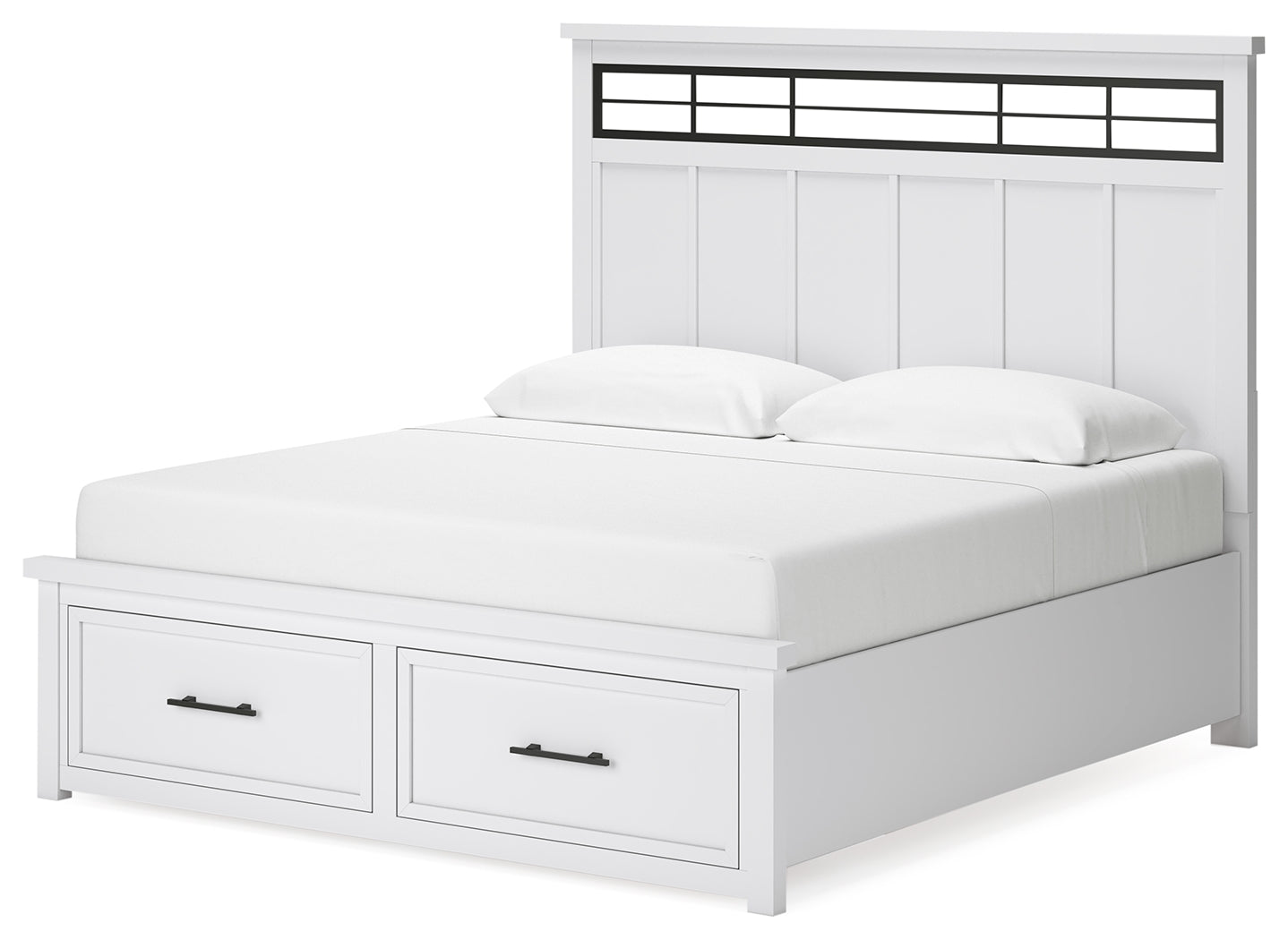 Ashbryn King Storage Bed, alternate side angle