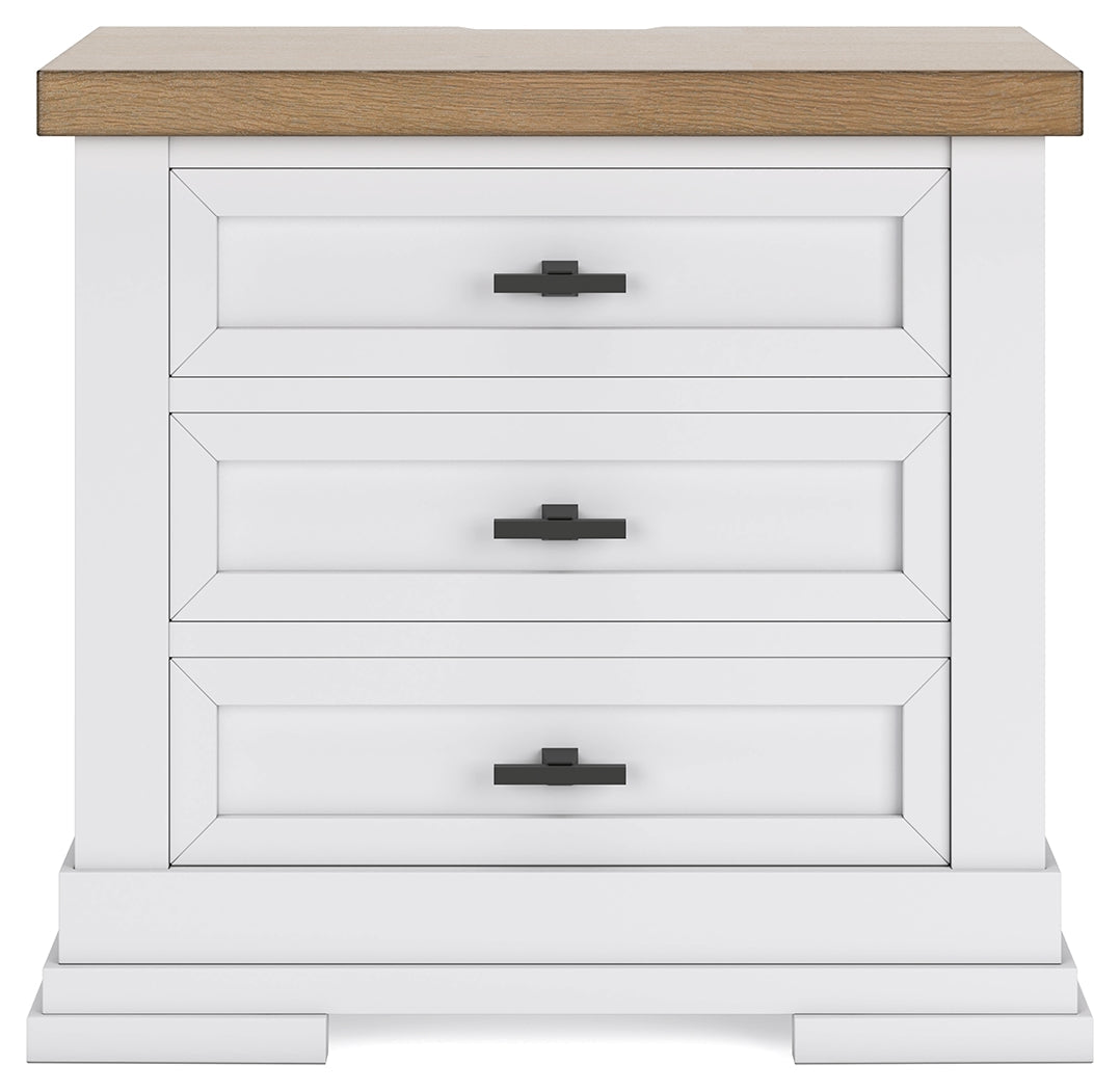 Ashbryn Nightstand head-on front view