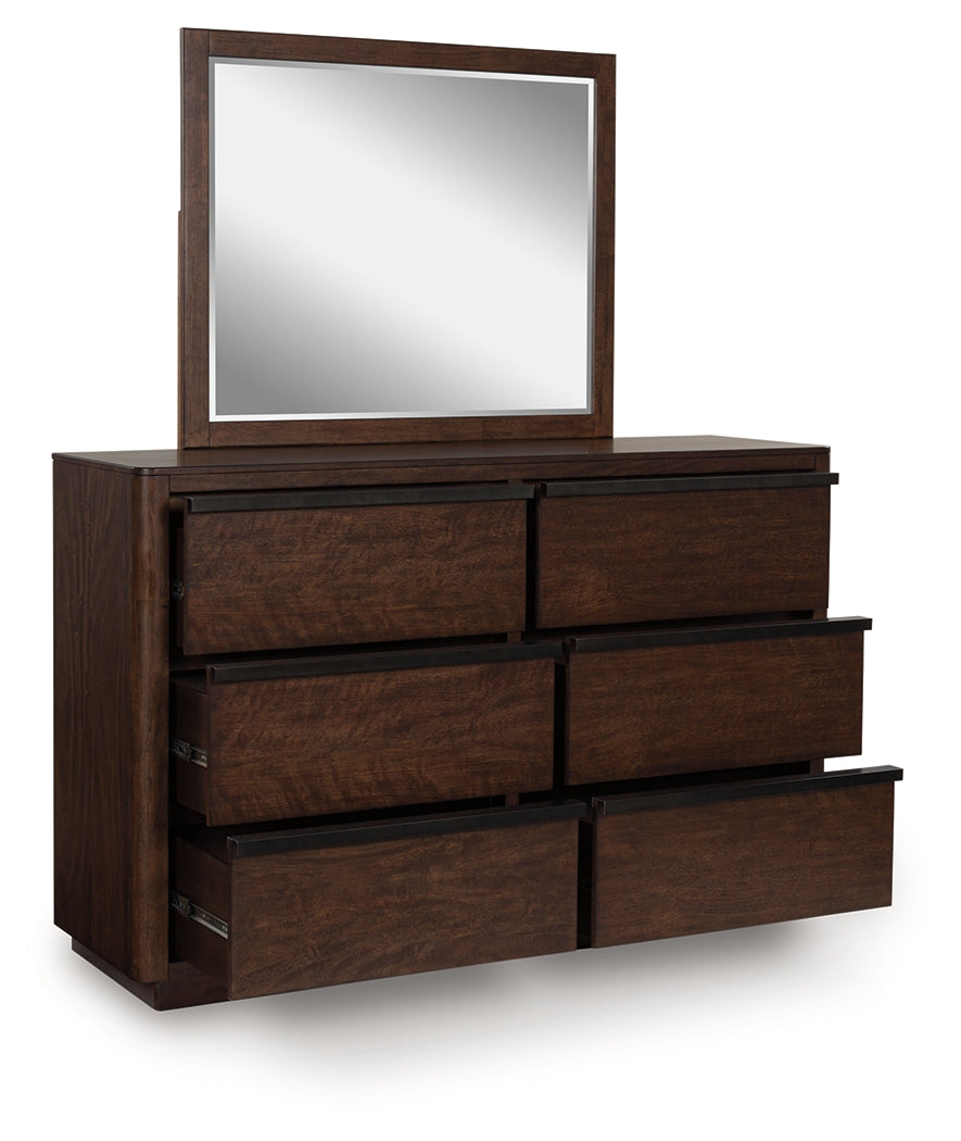 Dilenno dresser drawer open showing interior
