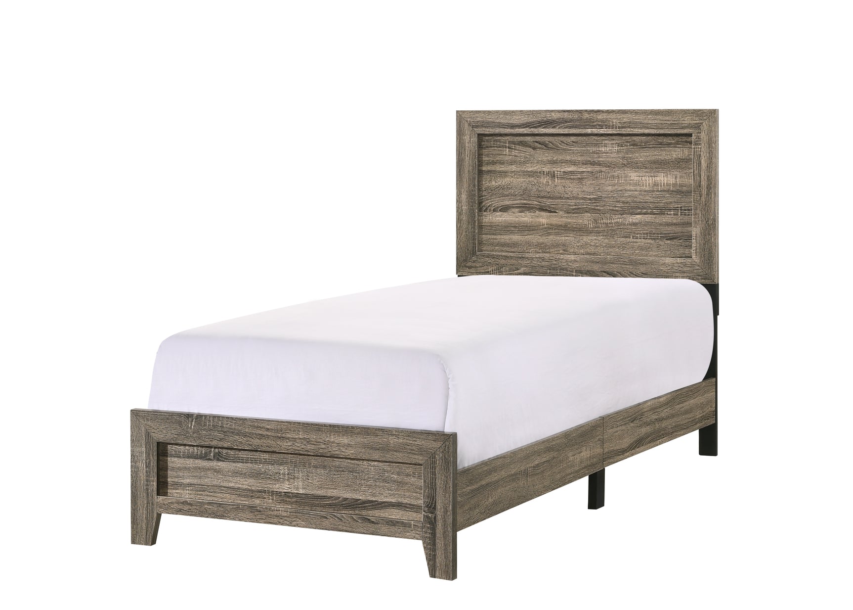 Millie Brown Gray Nightstand
