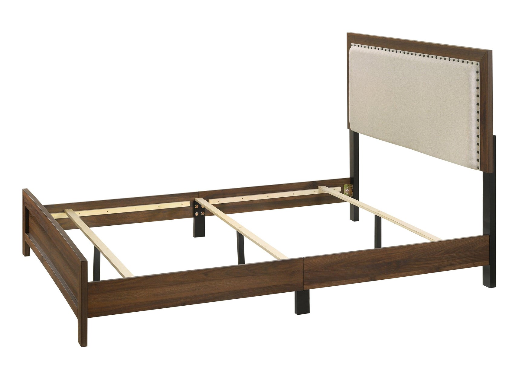 Side angle of Millie Brown Twin Bed