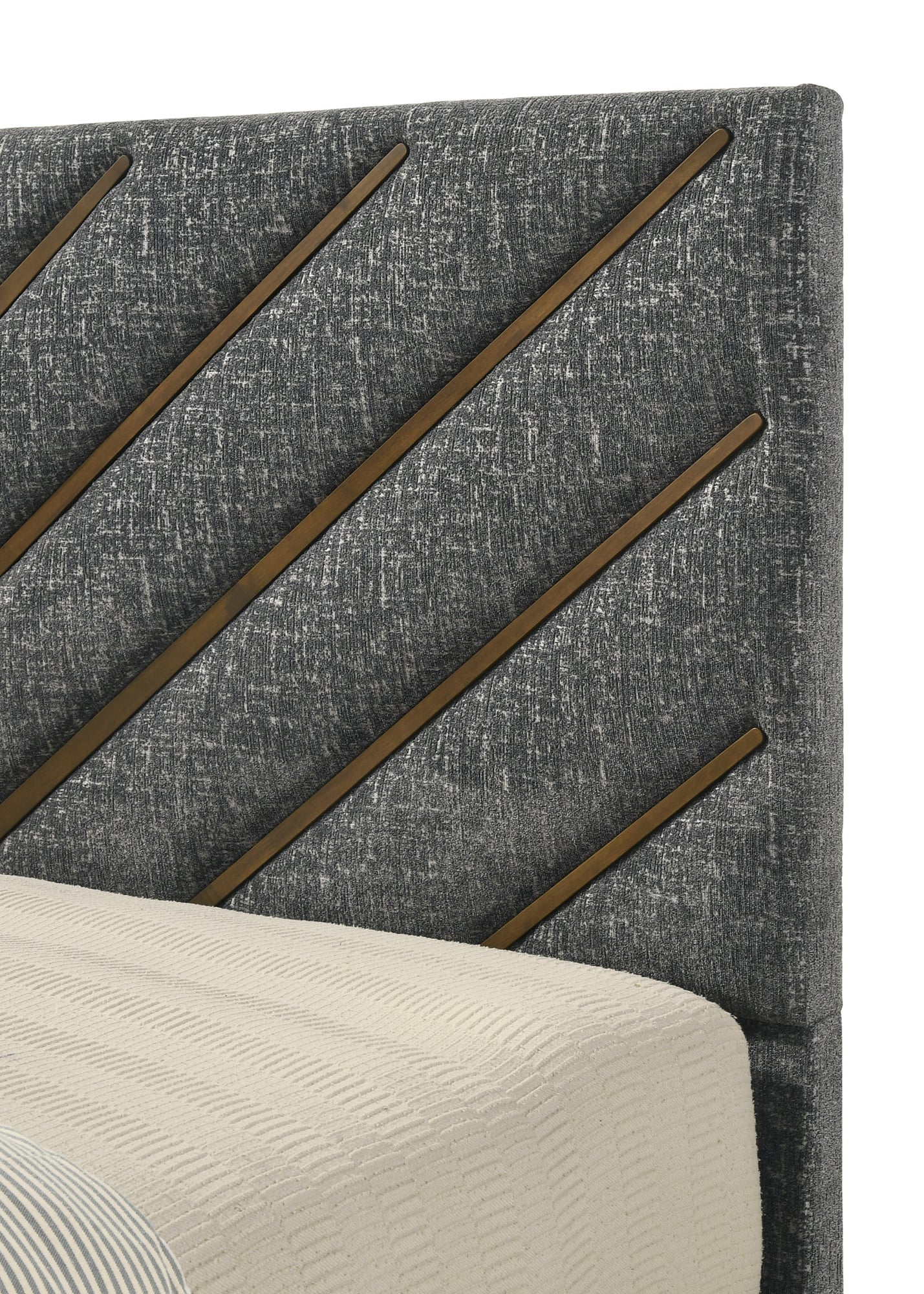 Zane Gray Upholstered Panel Bedroom Set view 16