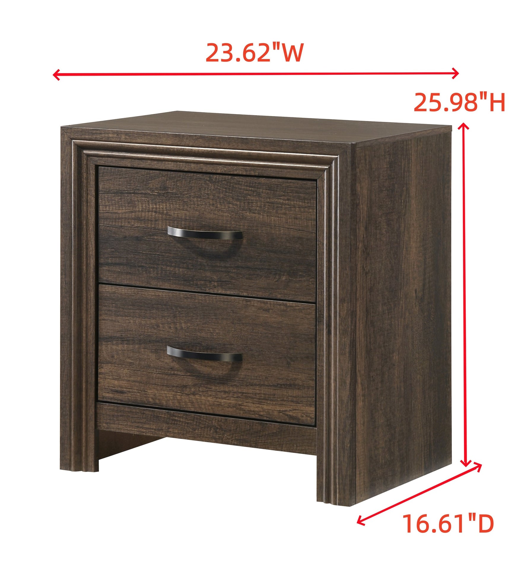 Noreen Brown Gray Upholstered LED Panel Bedroom Set view 13