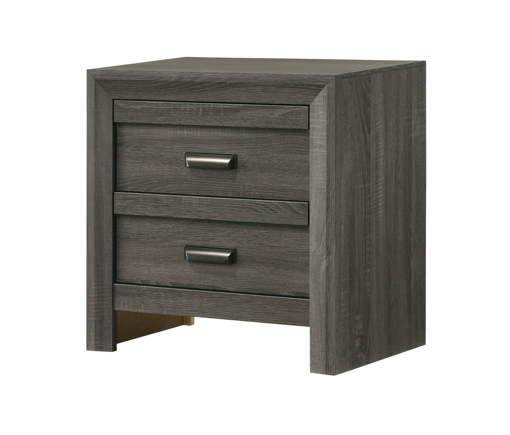 Valor Gray Night Stand angle view