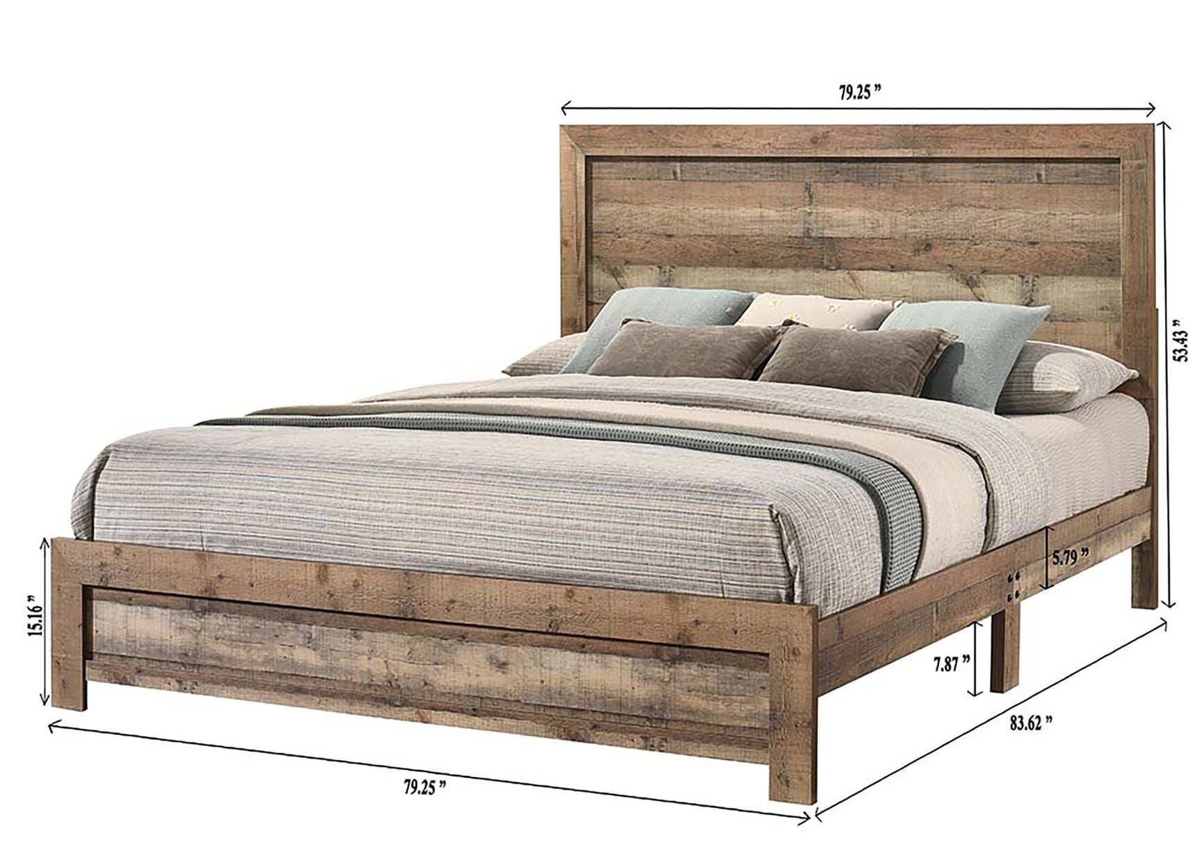 Elmer Natural Panel Bedroom Set view 4