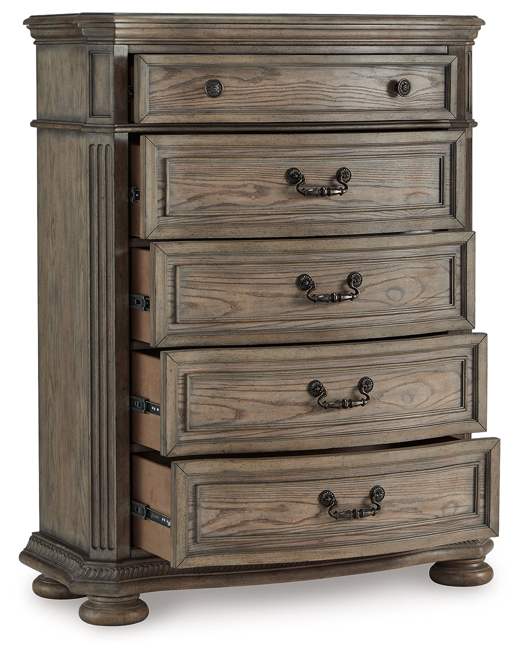 Ardenfield Chest angled open drawers