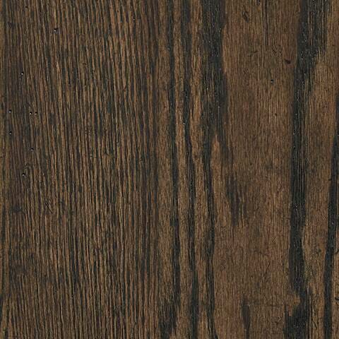 Maylee Dark Brown Canopy Bedroom Set finish detail