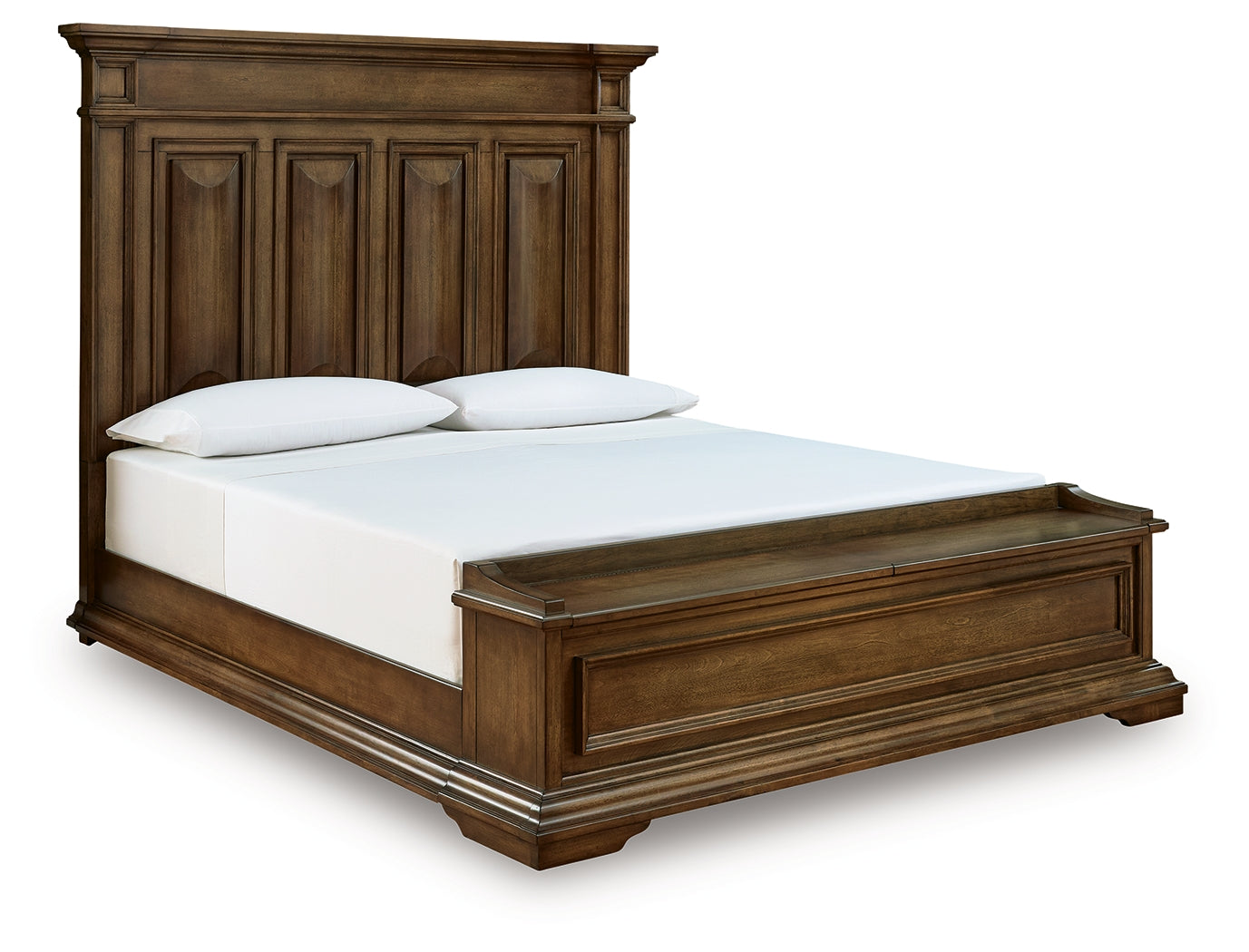 Frantanna King Storage Bed footboard closed