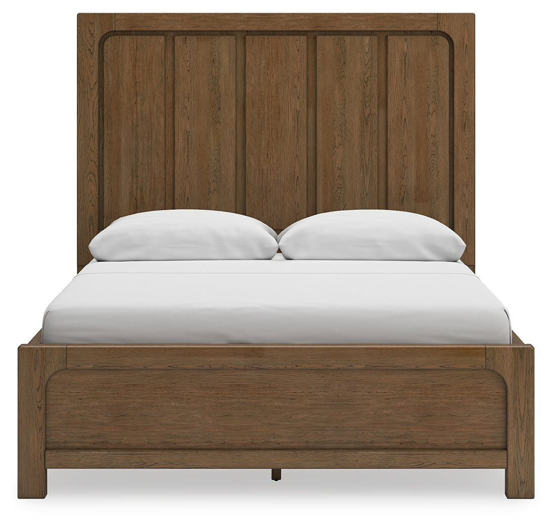 Side profile of Cabalynn queen bed