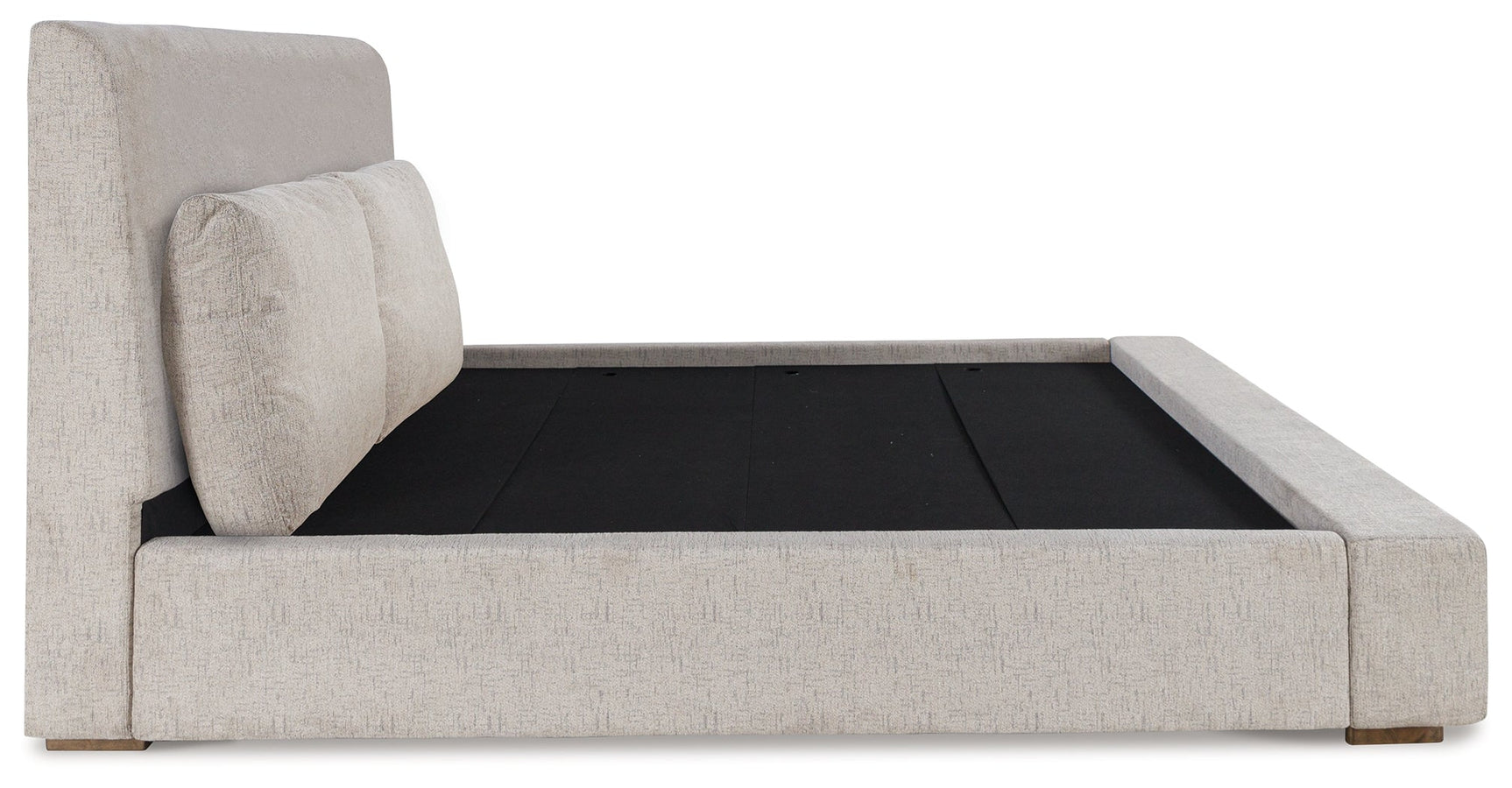 Bed from back angle