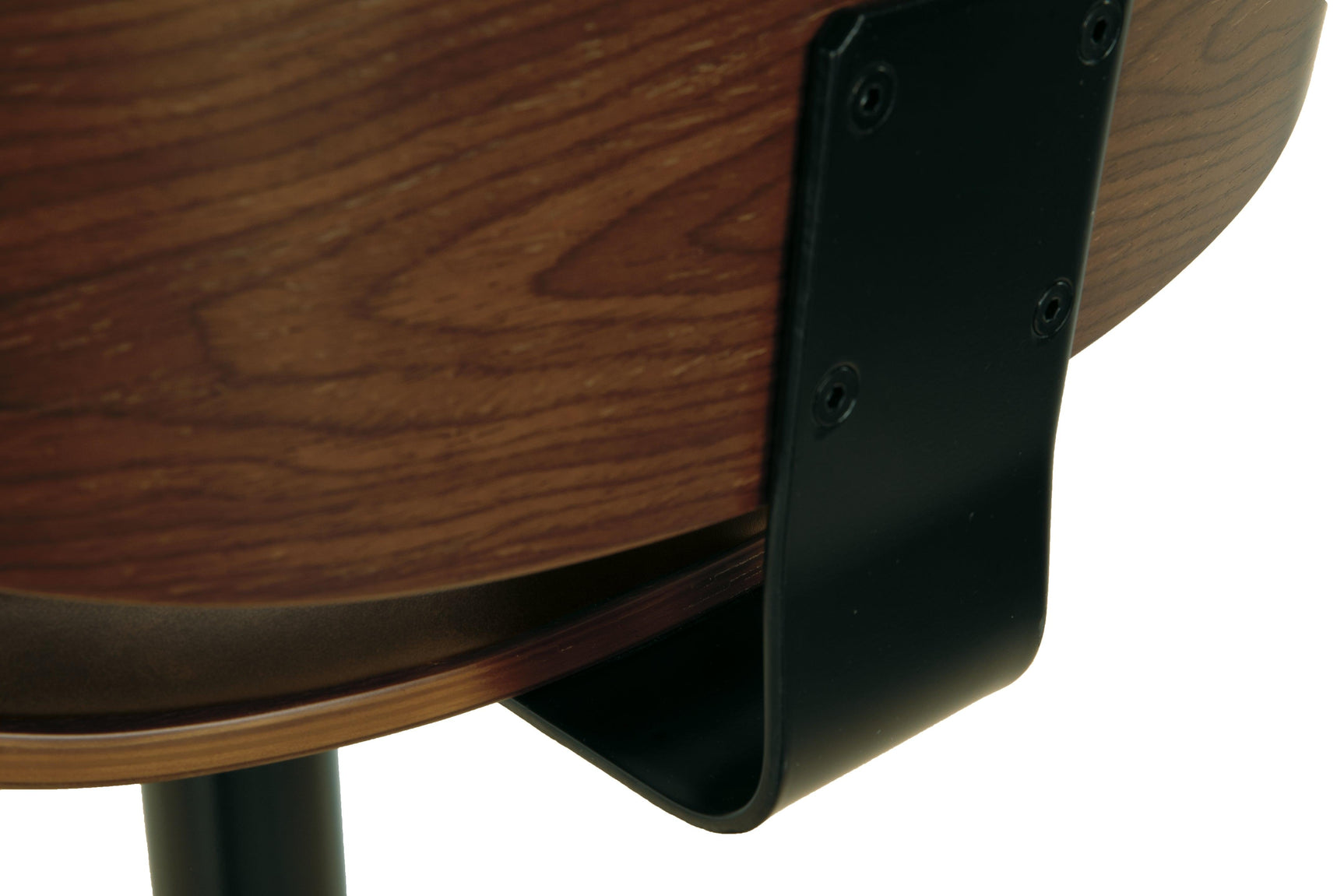 Bellatier Stool seat and backrest contour detail