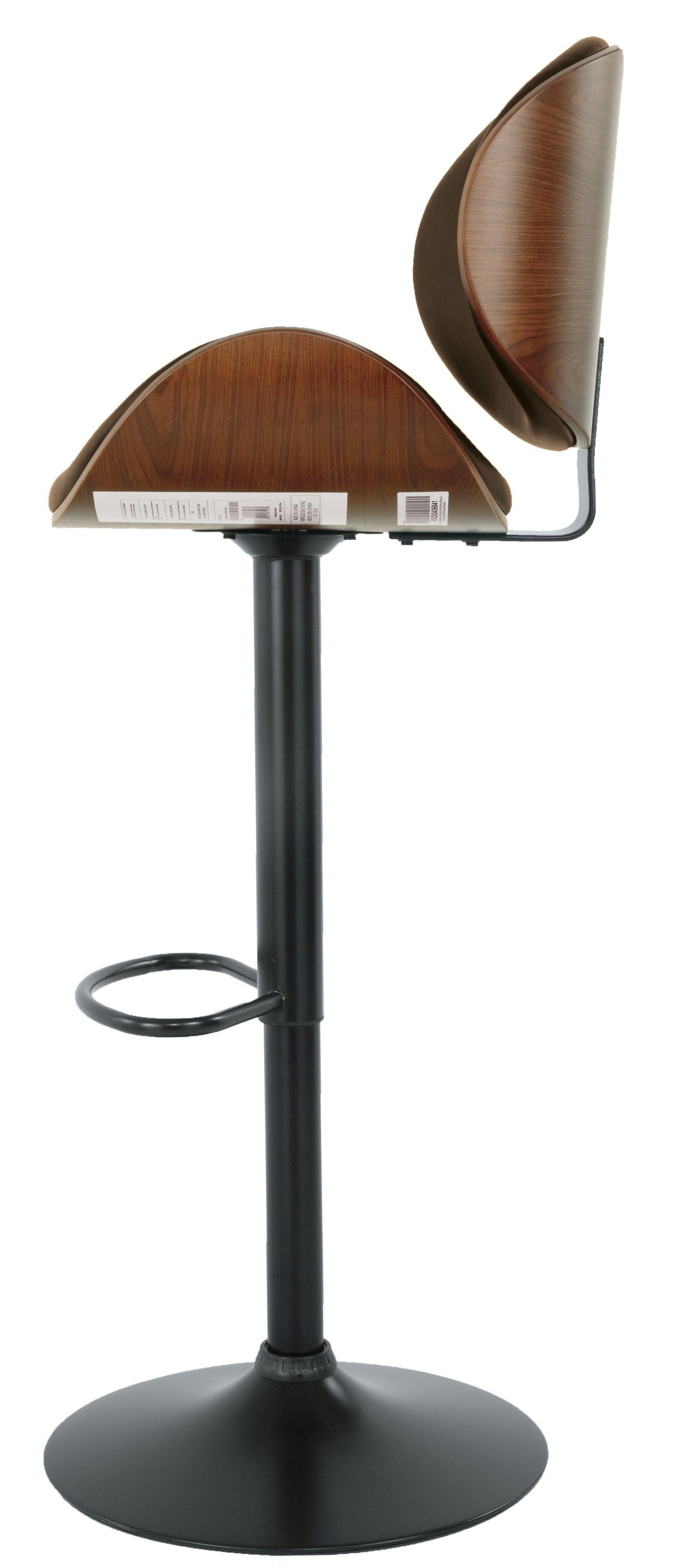 Bellatier Bar Stool side profile with footrest