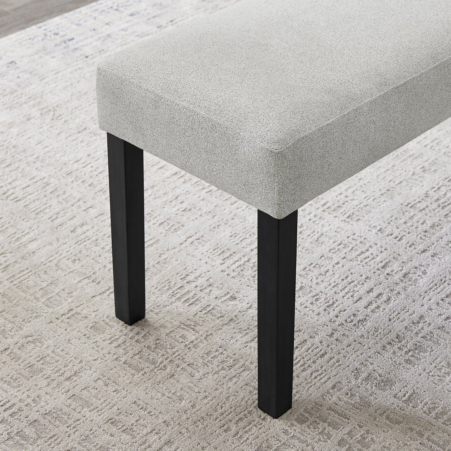 close-up detail of Marbelle Gray dining furniture surface