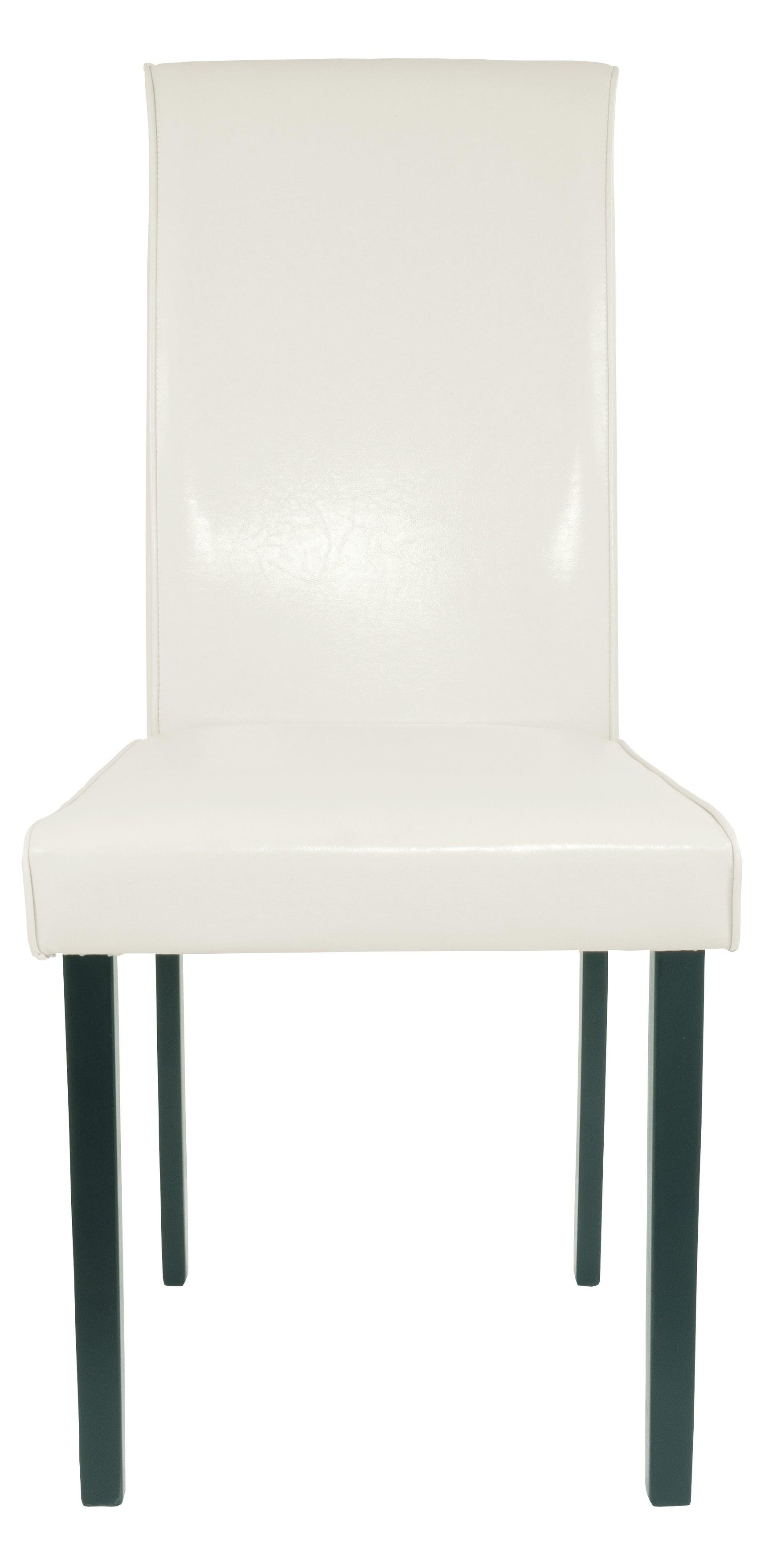 Top view of seat cushion on Kimonte Ivory Dining Chair