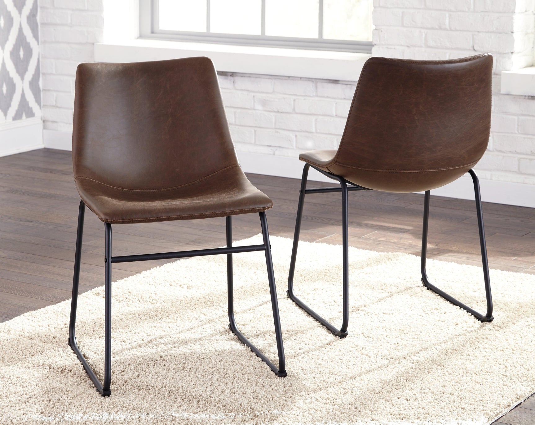 Centiar Dining Chair angled front view with shadow