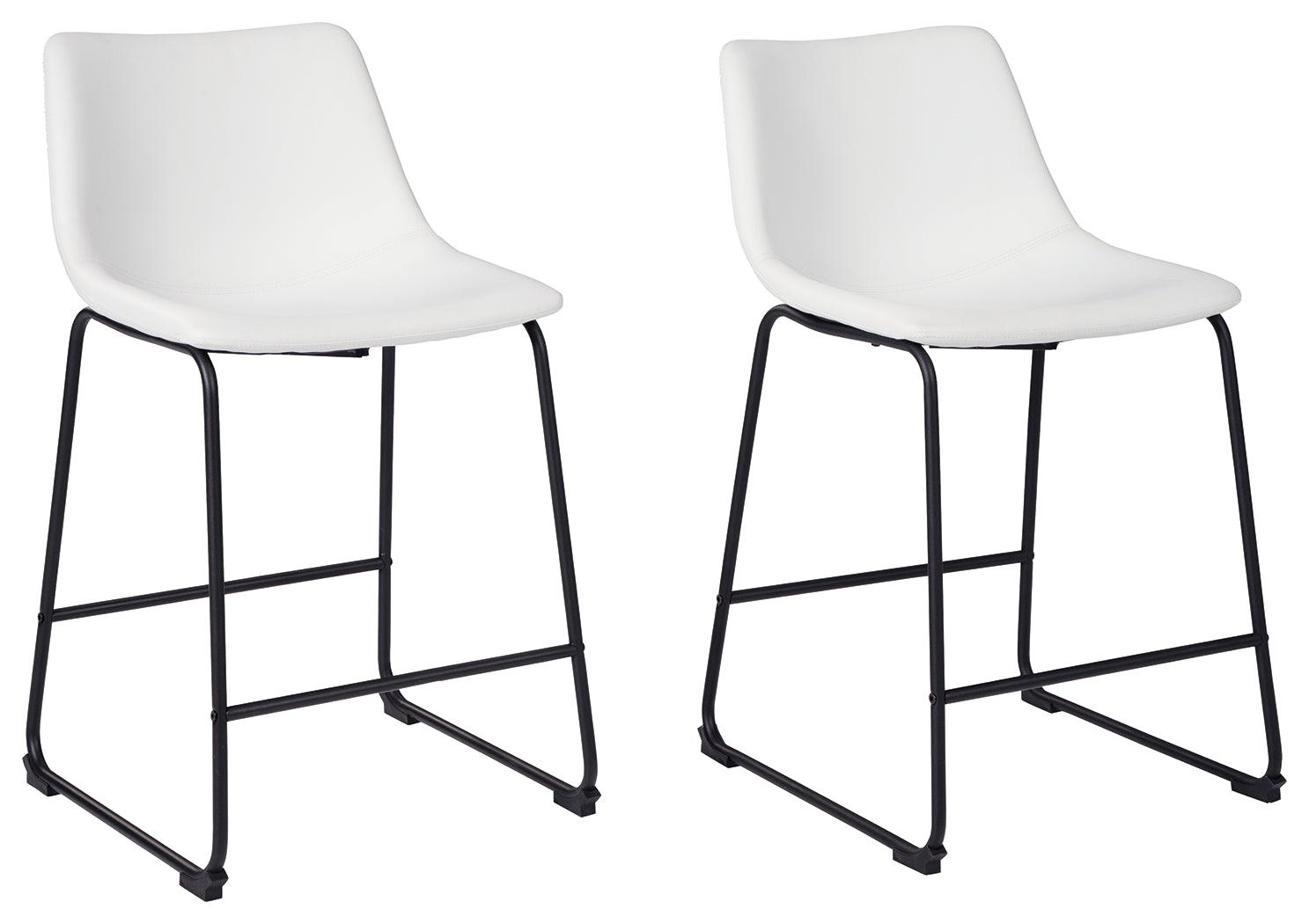 Centiar Bar Stool side angle showing metal base