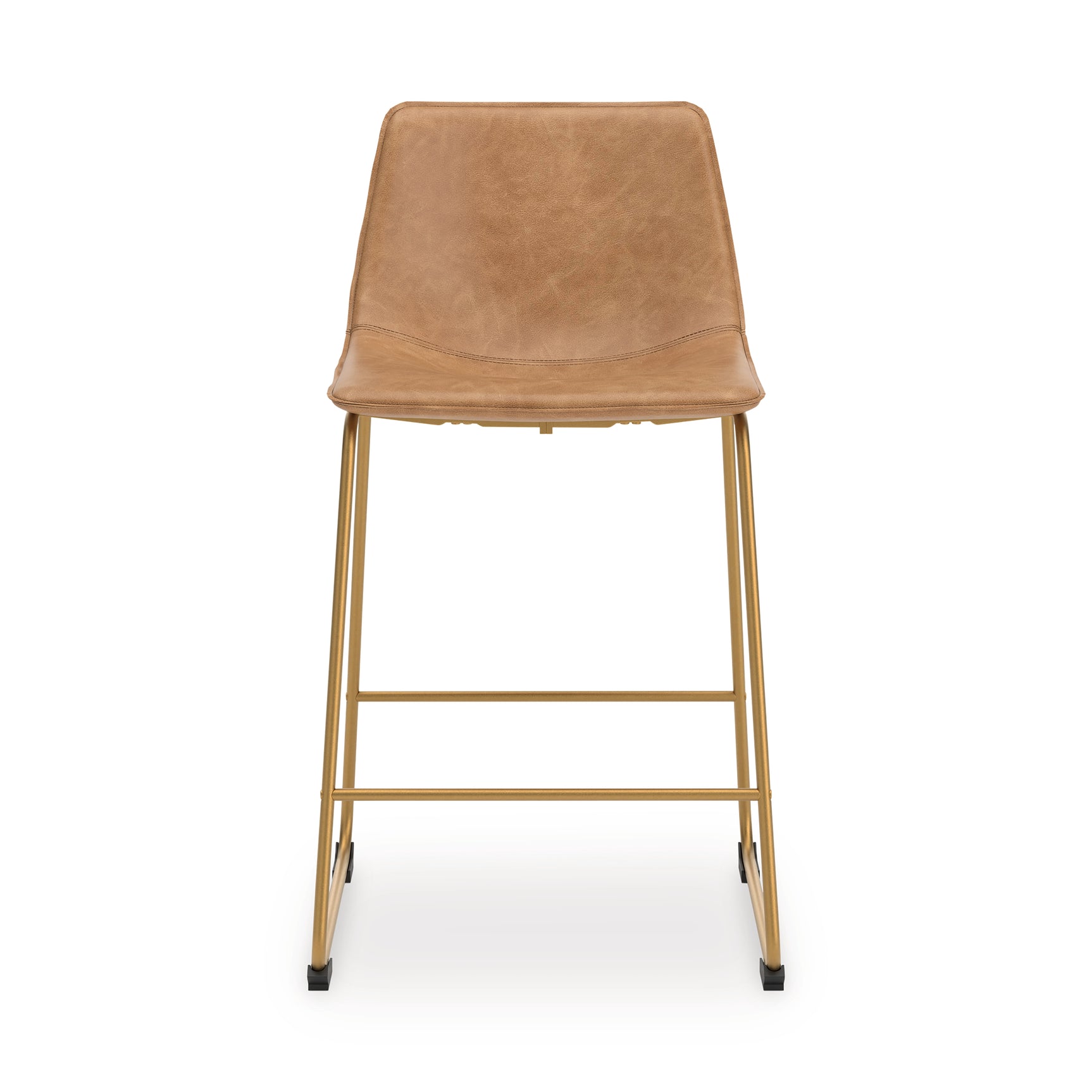 Ciabori Toast Gold Barstool head on view