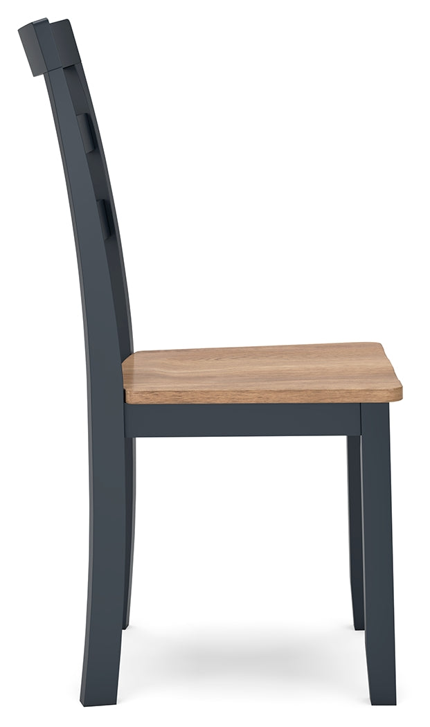 Gesthaven Dining Chair showing seat and backrest
