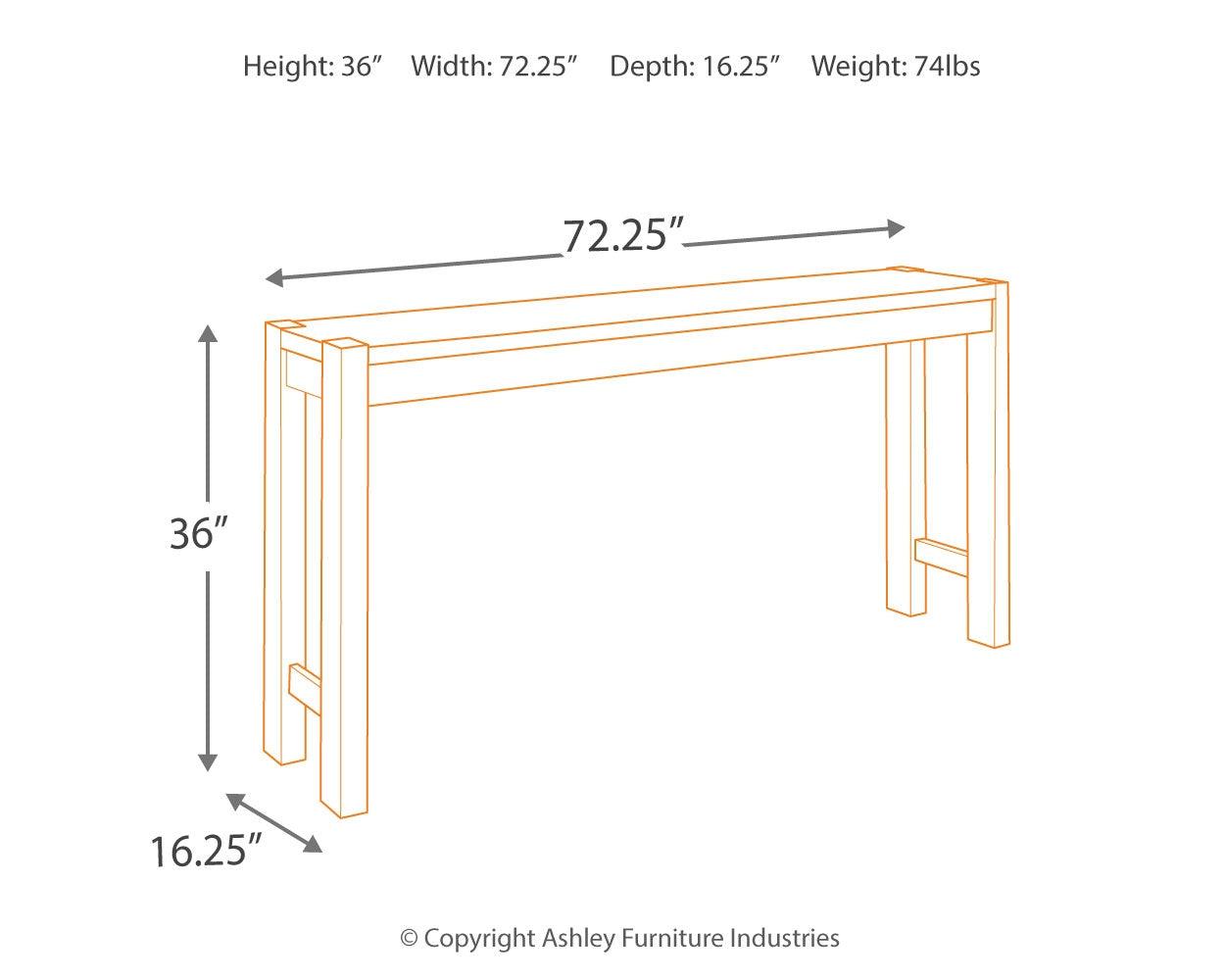 Industrial style Torjin dining set in living room setup