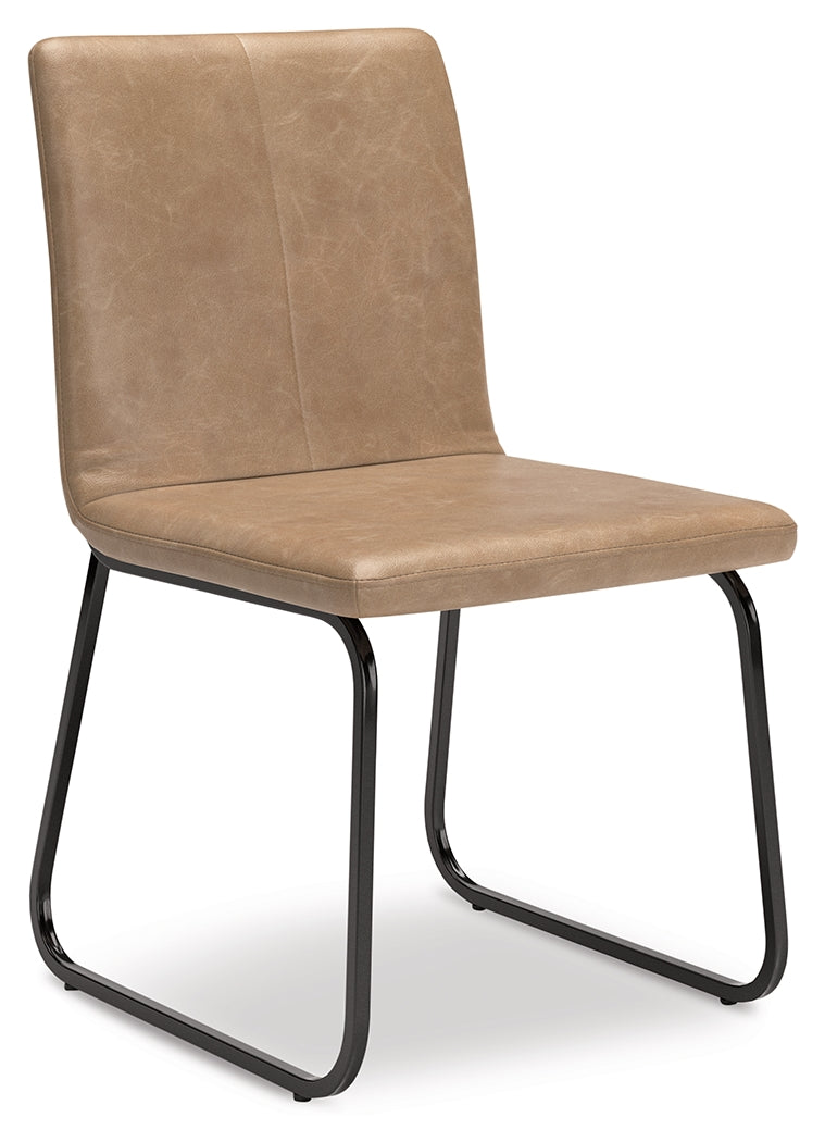 Pharwynn Toast Dining Chair side angle