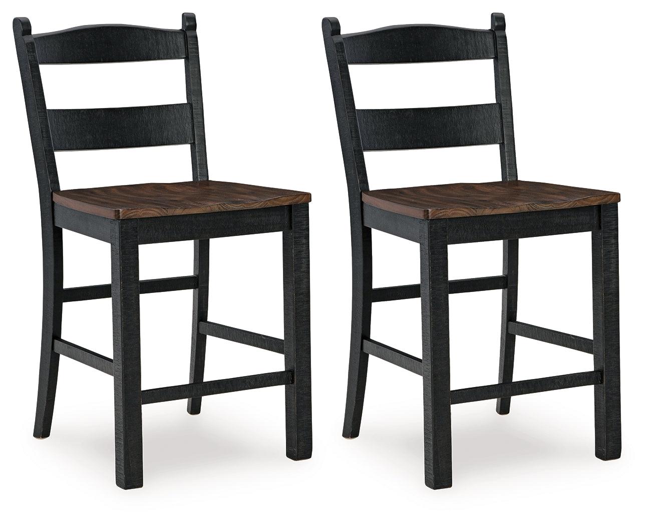 Valebeck barstool side profile with contoured seat