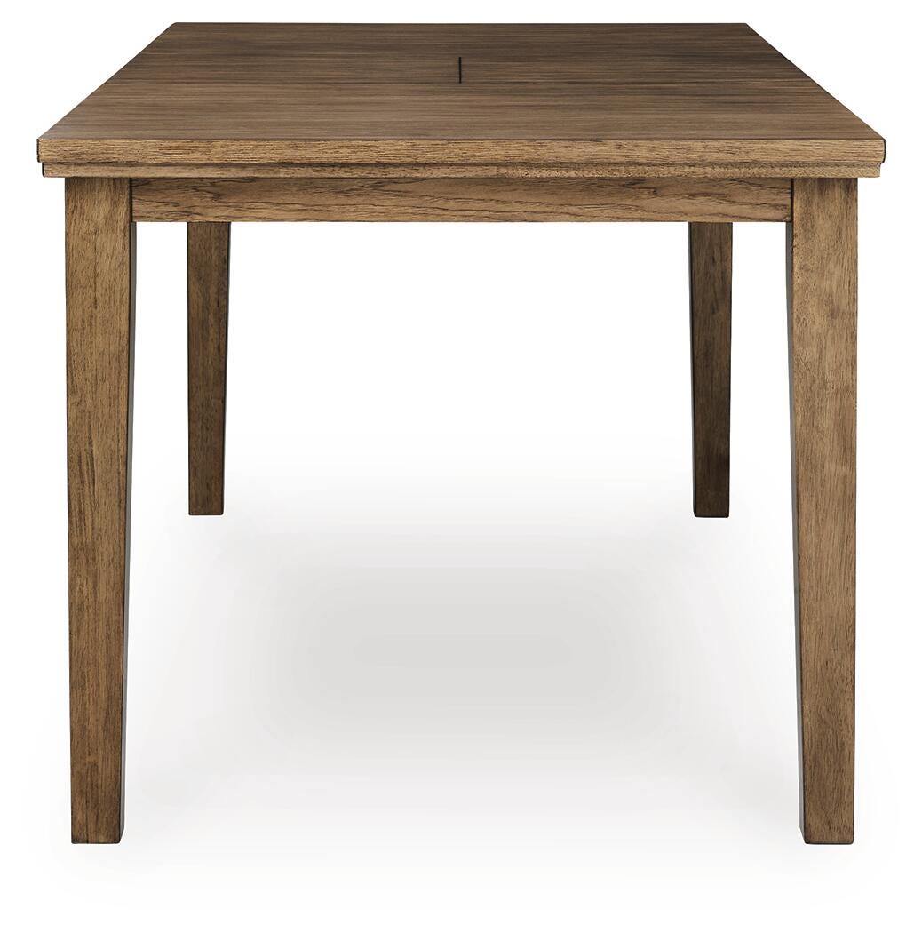 Urbinforte Light Brown Counter Height Dining Extension Table