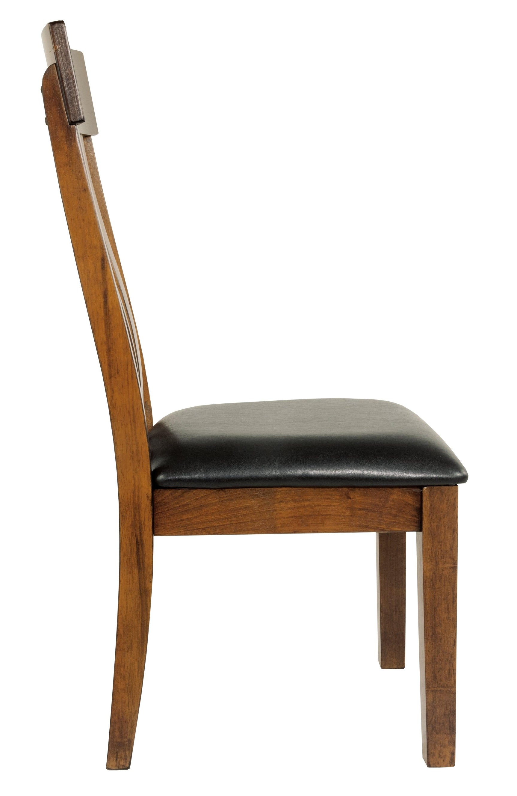 Ralene Medium Brown Upholstered Dining Chair close-up upholstery