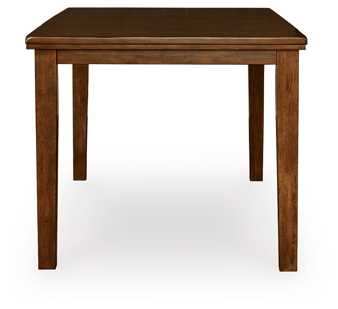 Side view of Ralene counter height table