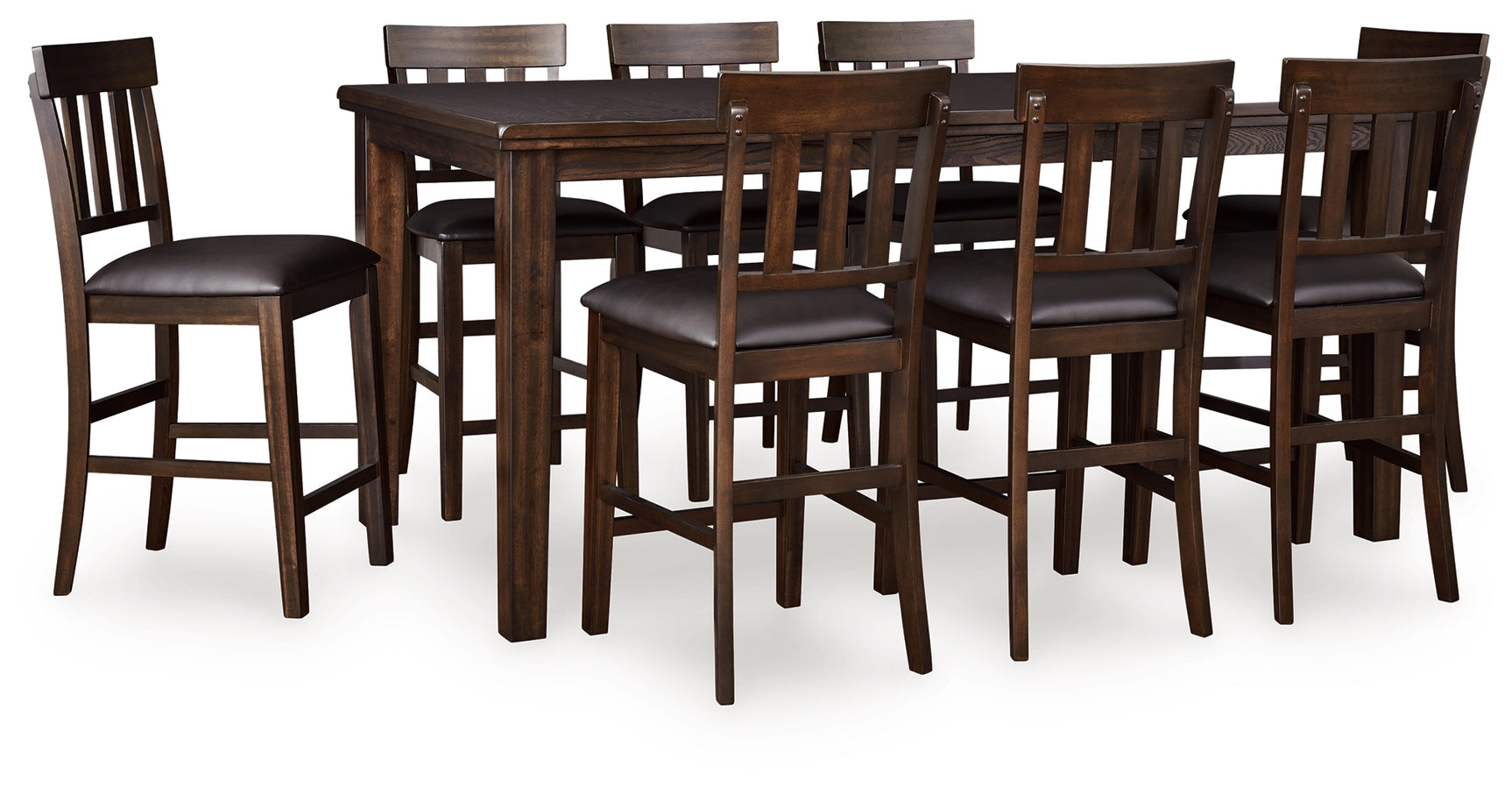 Close-up detail of Haddigan dining table leaf extension
