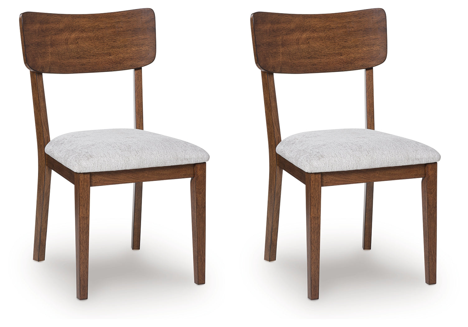 Tameride Dining Chair side view showing wood veneer backrest