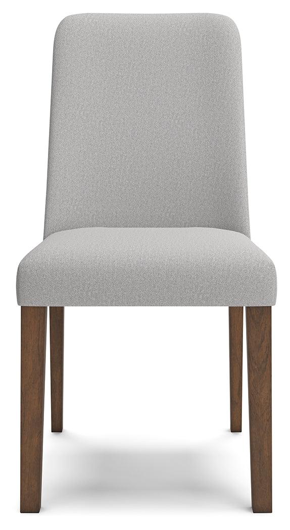 Lyncott Gray Brown Dining Chair back view